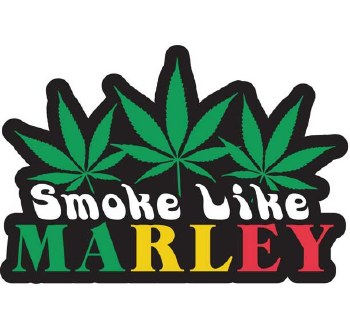 Bob Marley Smoke Like A Marley Patch