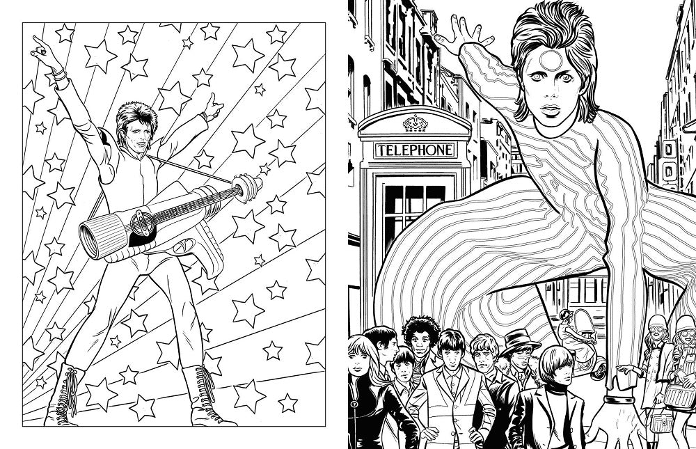 Bowie: A Michael Allred Coloring Book SALE
