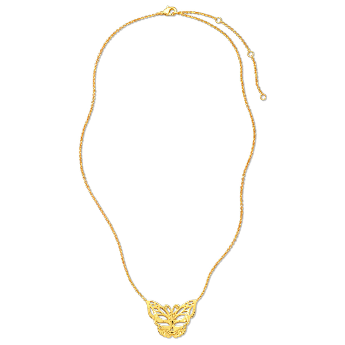 Steal Your Face Butterfly Necklace | Gold