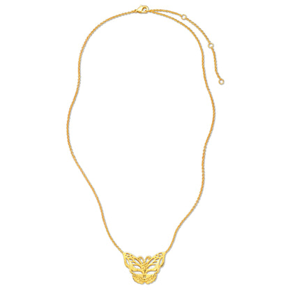 Steal Your Face Butterfly Necklace | Gold