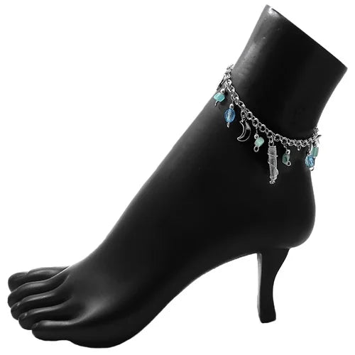 Crystal Moon Anklet