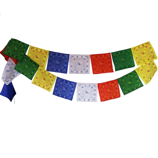 Tibetan Prayer Flag - 9.5" X 8.5"