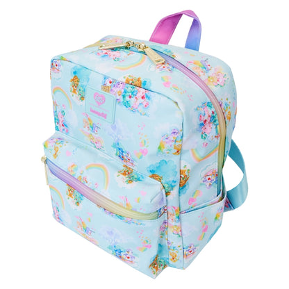 Loungefly Care Bear Cousins All-Over Print Nylon Square Mini Backpack SALE