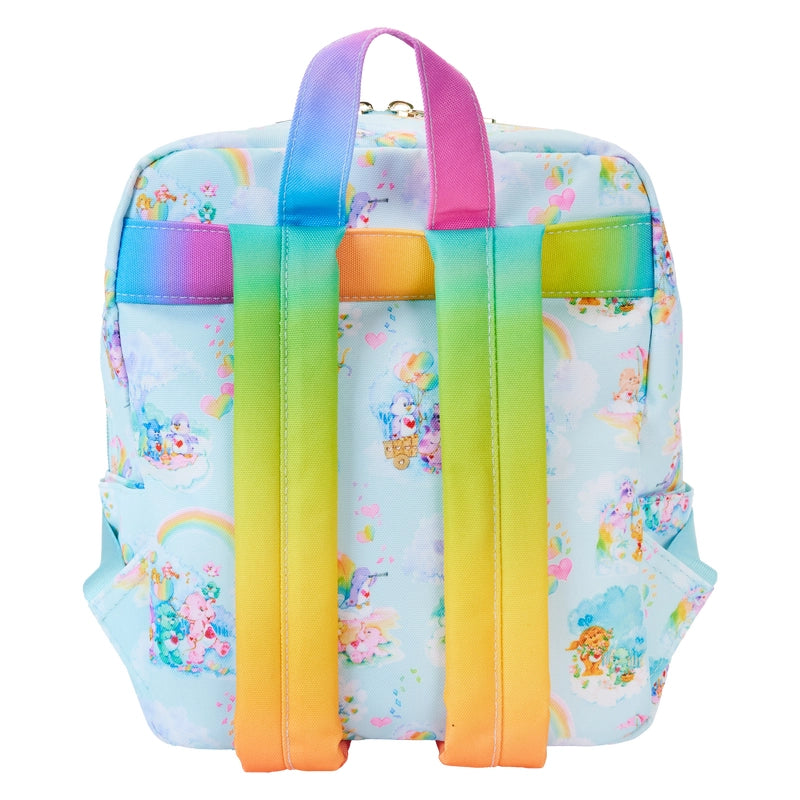 Loungefly Care Bear Cousins All-Over Print Nylon Square Mini Backpack SALE
