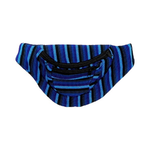 Colorful Woven Cotton 2 Pocket Fanny Pack