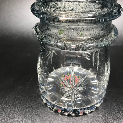 Rotational Science Double Maria Frit Glass / #4