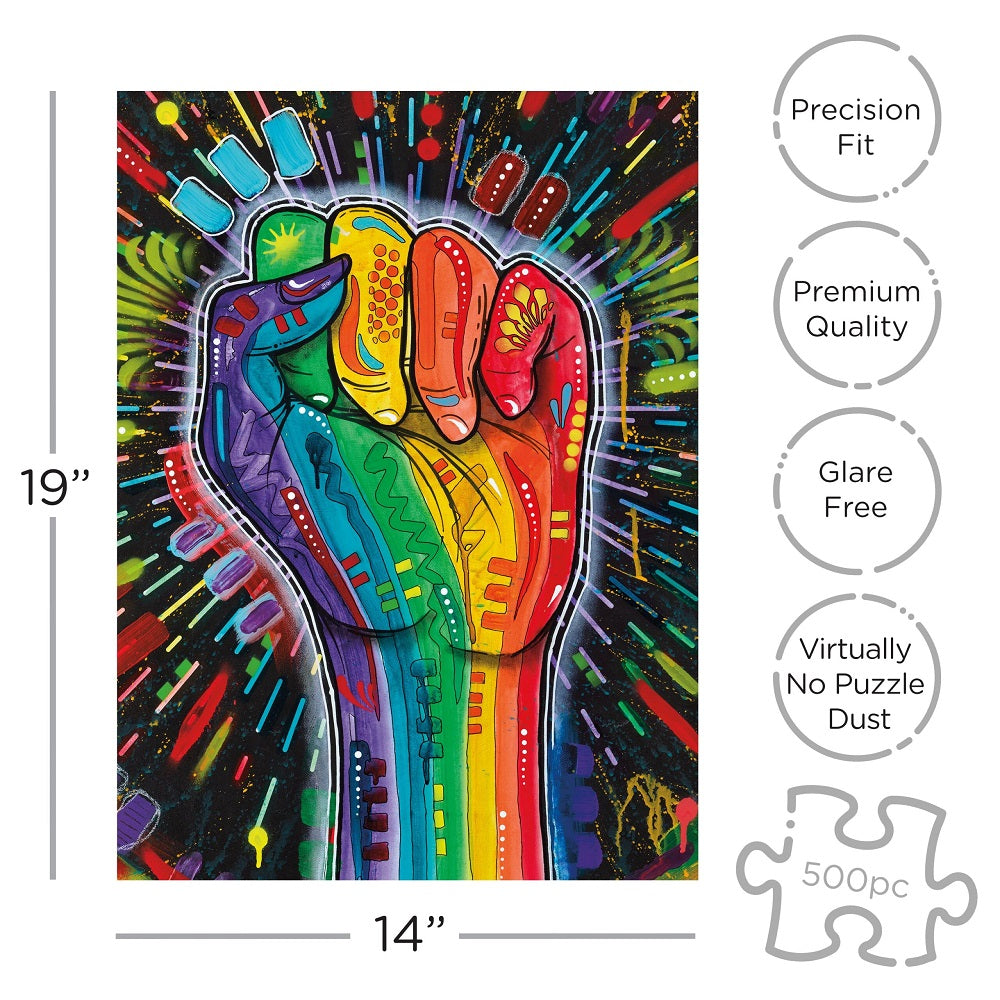Dean Russo Love Is Power Jigsaw Puzzle -  500 Piece SALE