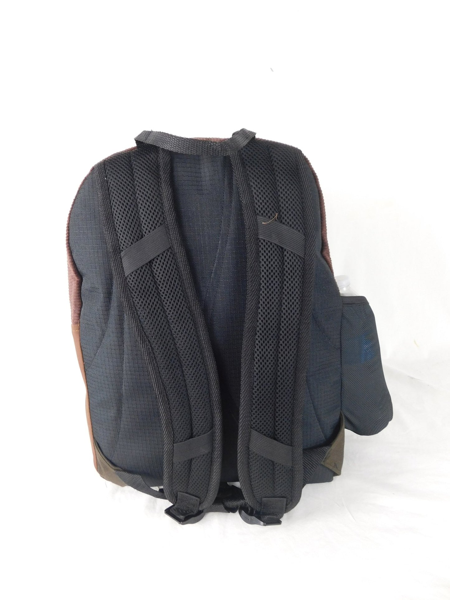 Denim & Corduroy Backpack with Mountain Applique SALE