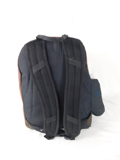 Denim & Corduroy Backpack with Mountain Applique SALE