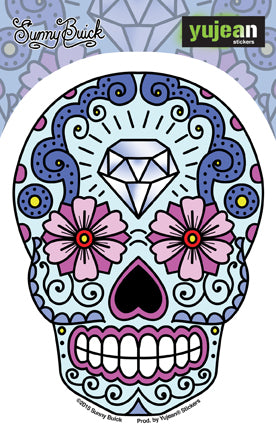 Sunny Buick Diamond Sugar Skull Sticker SALE