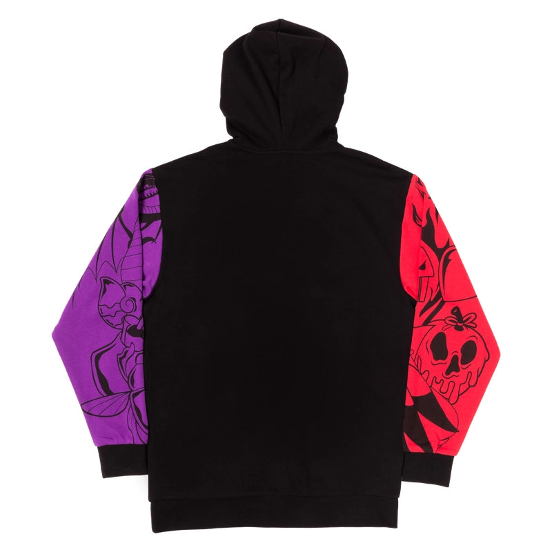 Loungefly Disney Villains Color Block Unisex Hoodie SALE
