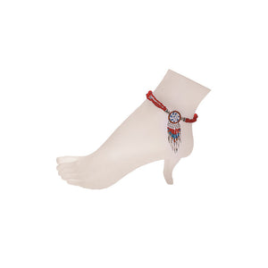Dreamcatcher Crystal Anklet