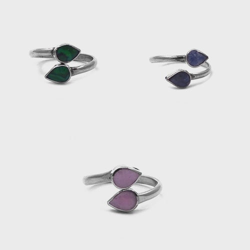 Dual Stone Ring