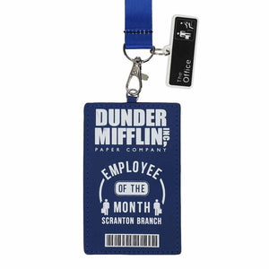 Dunder Mifflin Employee of the Month Lanyard Badge SALE