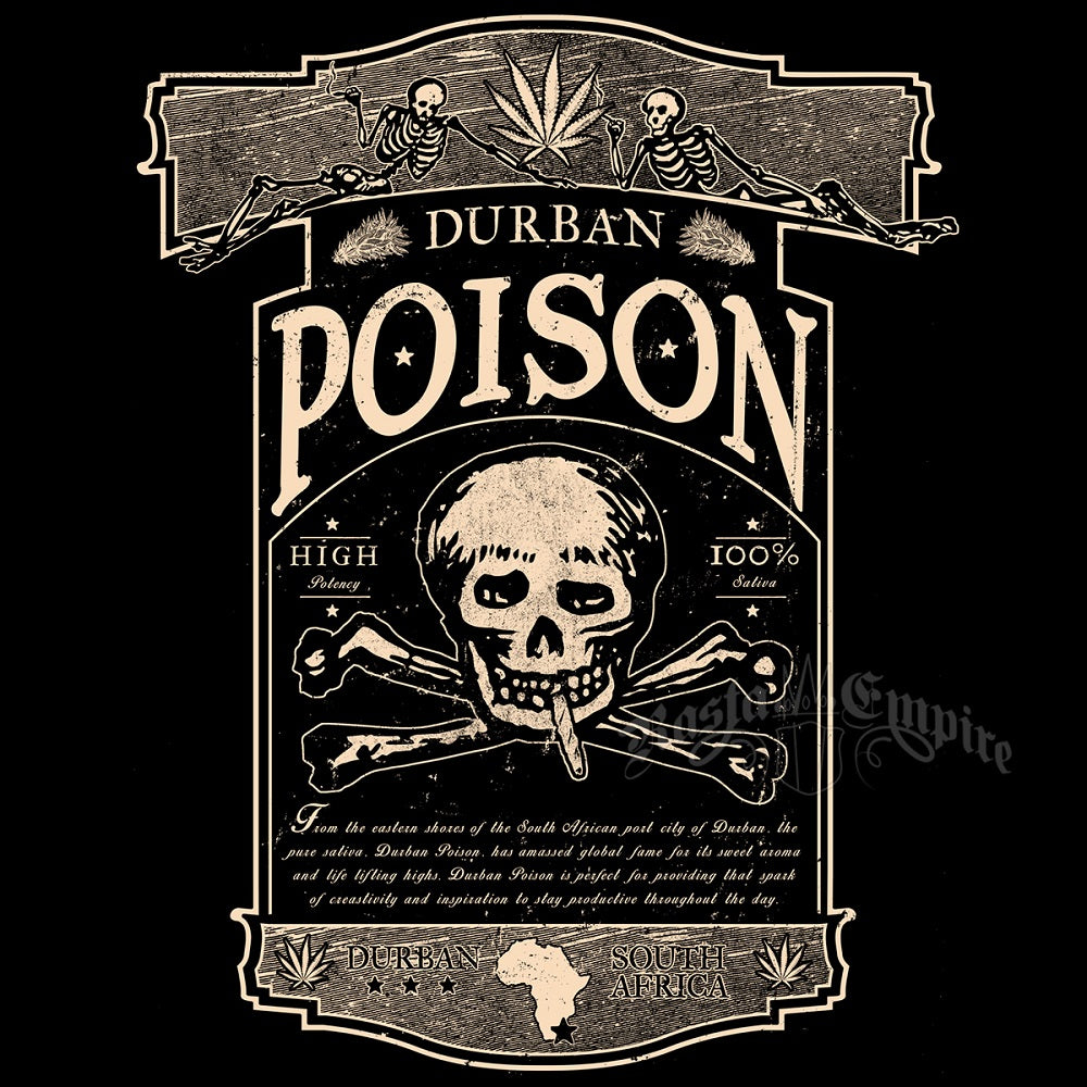 Durban Poison Strain Black T-Shirt