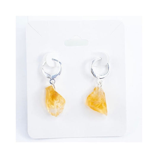 Citrine Hoop Earrings SALE