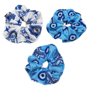 Evil Eye Hair Scrunchie - Assorted