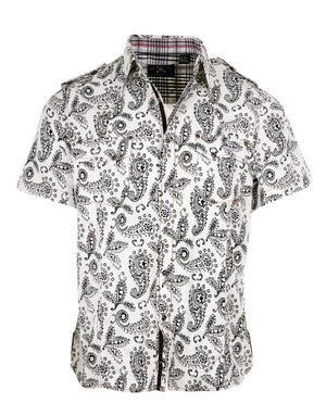 S/S Paisley Mini Corduroy