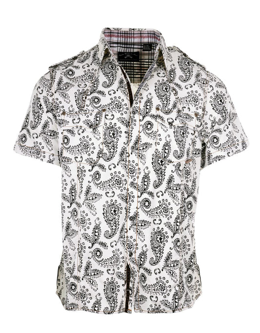 S/S Paisley Mini Corduroy