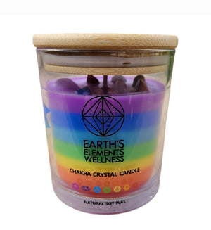 Earth's Elements Wellness Candle - Seven Chakra