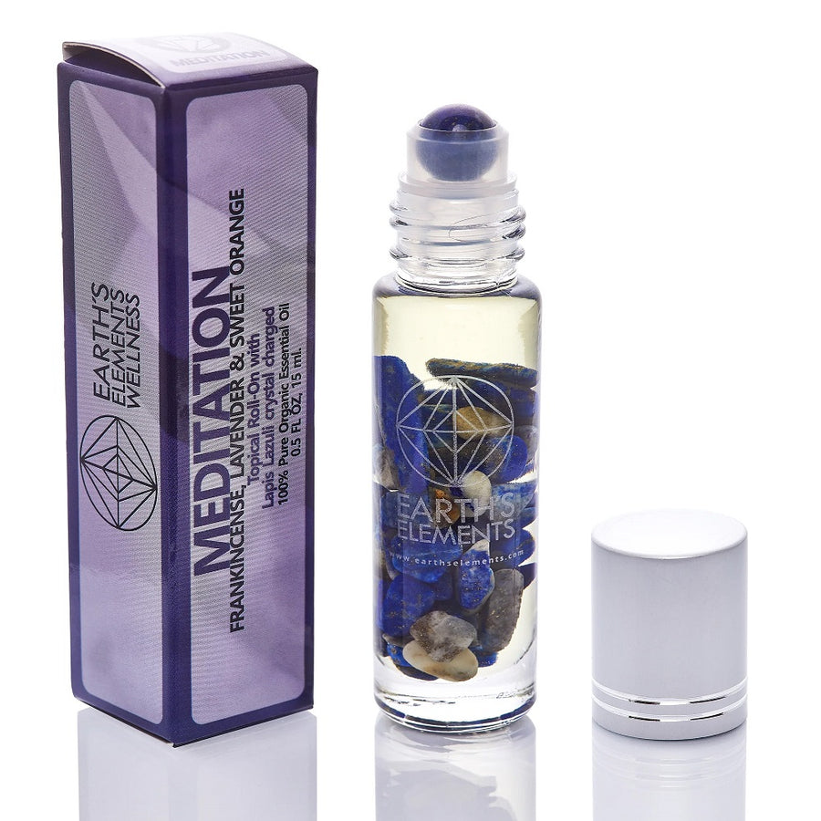 Earth’s Elements Meditation Crystal Roll On Oil