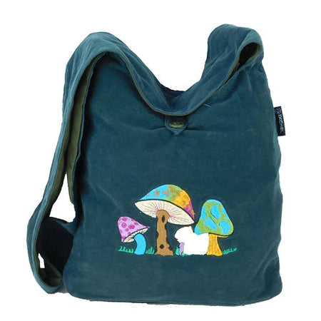 Erika Corduroy Mushroom Embroidery Bag