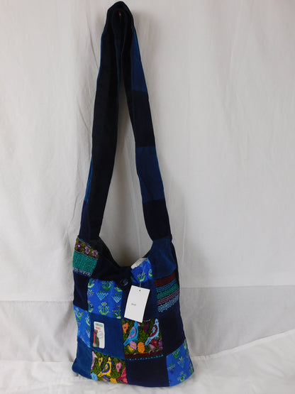 Erika Bag Patchwork Corduroy & Brocade Fabric SALE