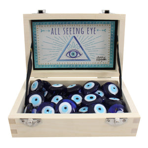 Evil Eye Glass Token