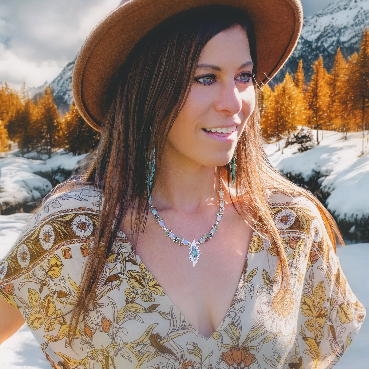 Love In The Dream Necklace ~ Opal