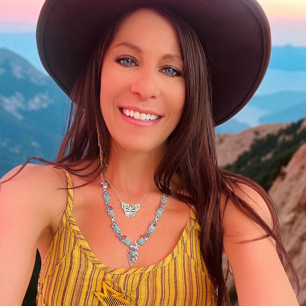 Steal Your Face Butterfly Necklace | Silver