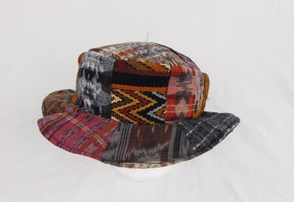 Floppy Patchwork Hat in Hand Made Fabric