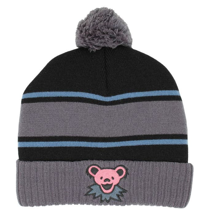 Grateful Dead Bear Pom Pom Beanie
