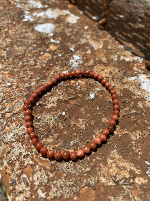 Goldstone Bracelet - 4mm SALE