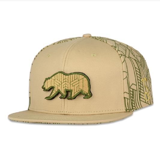 Grassroots California Digital Labyrinth Tan Hat