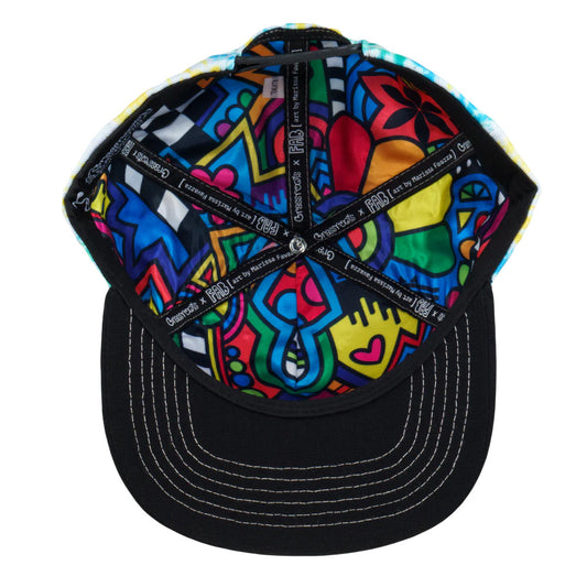 Grassroots California FAB Shapes Tie Dye Snapback Hat