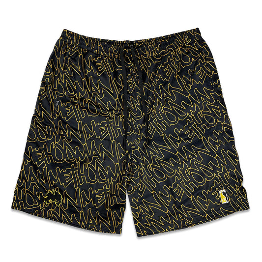 Grassroots California Method Man Killa Bees Script Mesh Shorts SALE