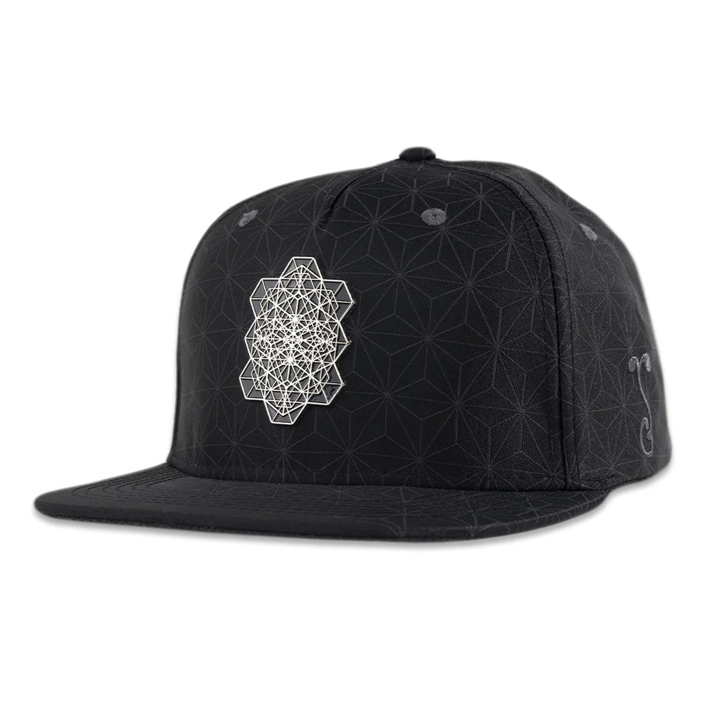 Grassroots California Synthesis Geometric Snapback Hat