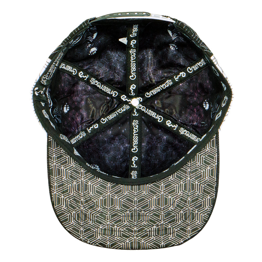 Isomatrix Black White Snapback Hat