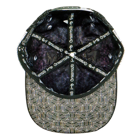 Isomatrix Black White Snapback Hat