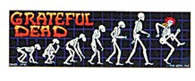 Grateful Dead Evolution Skeletons Sticker SALE