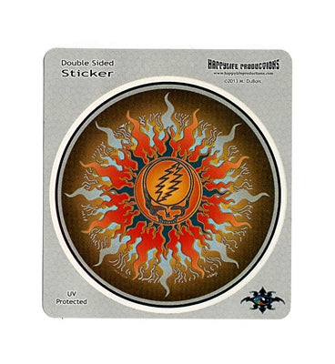 Grateful Dead Fiery Sun Sticker