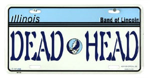 Grateful Dead Illinois Dead Head License Plate SALE
