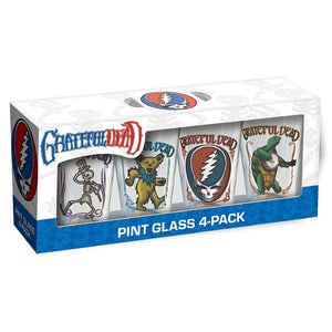 Grateful Dead Retro Pint 4 pack
