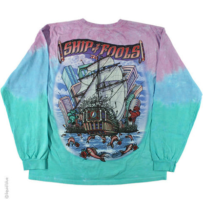 Grateful Dead Ship of Fools Long Sleeve Tie Dye T-Shirt