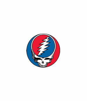 Grateful Dead Steal Your Face Mylar Sticker 1.6"
