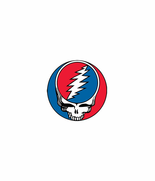 Grateful Dead Steal Your Face Mylar Sticker 1.6"