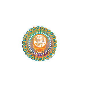 Grateful Dead Steal Your Face Spiral Sticker SALE