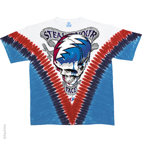 Grateful Dead Steal Your Face Tie Dye T-Shirt