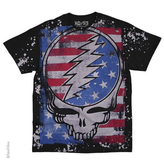 Grateful Dead True Blue SYF Havok Black T-Shirt SALE