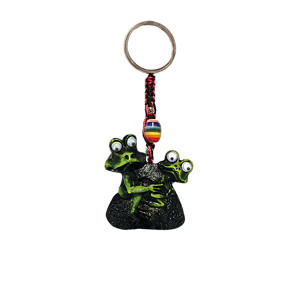 Happy Frogs Keychain